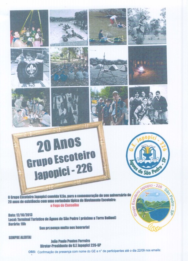 Imagem Grupo Escoteiro Japopici Selecione a Imagem