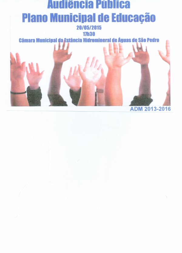 Imagem PLANO MUNICIPAL DE EDUCAÇÃO II Selecione a Imagem